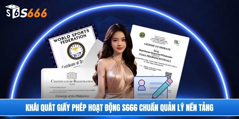 Khái quát giấy phép hoạt động S666 chuẩn quản lý nền tảng